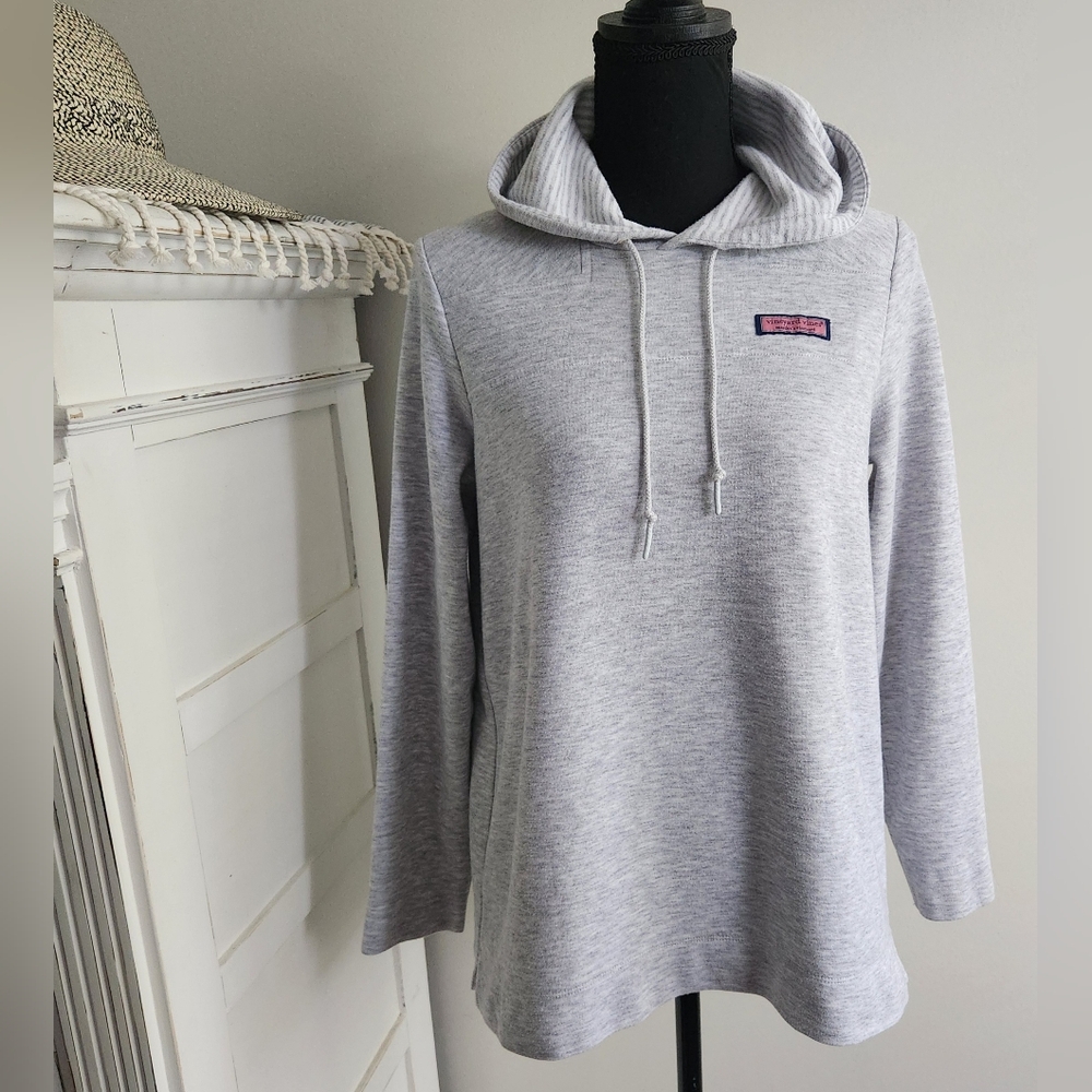 Vineyard Vines Light Gray Pullover Hoodie
